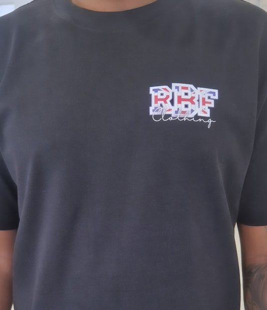 RBF Union Jack logo T-shirt